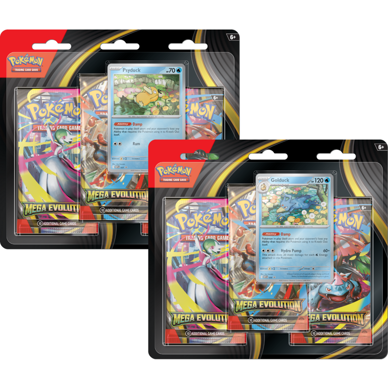 Pokémon TCG: Mega Evolution 3-pack Blister(PREORDER)