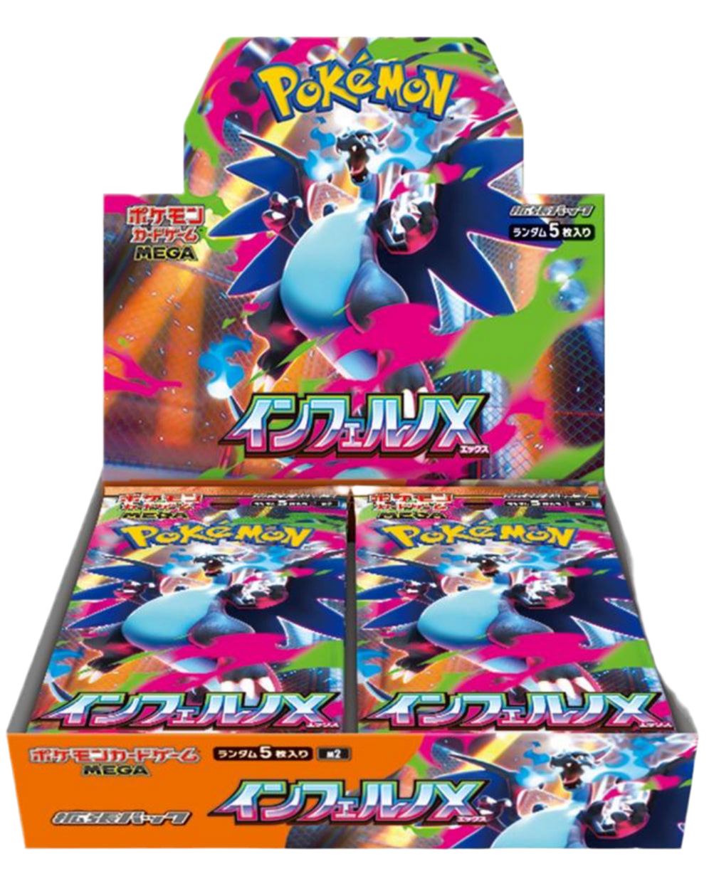Pokemon - Mega Evolution - Inferno X - Japanese Booster Box (30 Boosters) PREORDER