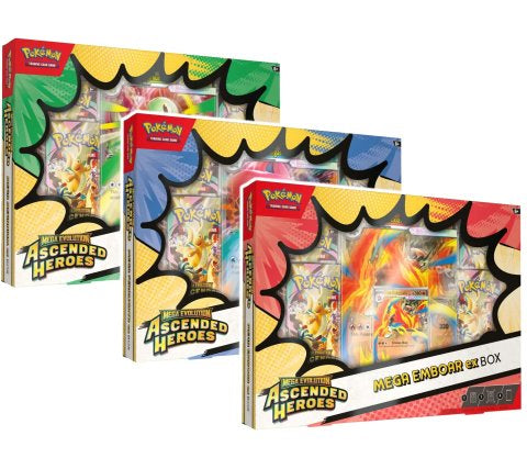 Mega Evolution 2.5 Ascended Heroes - Mega Ex Box (Set of 3)