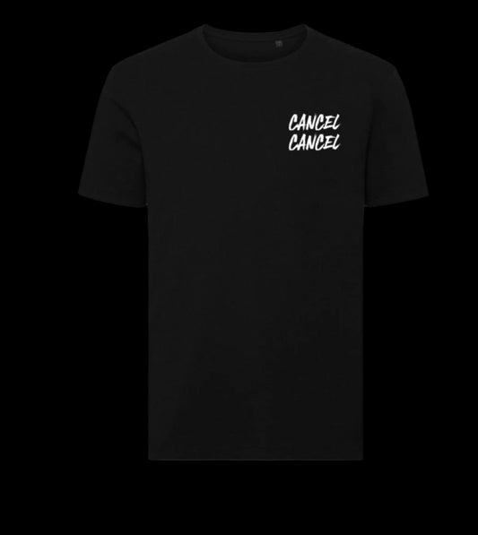PokeBhav "Cancel Cancel" Black T-Shirt